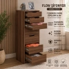 Pasific Home Flow Çekmeceli Şifonyer, Ceviz, 7 Çekmeceli