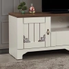 Pasific Home Gazel Kapaklı Tv Ünitesi 140 Cm, Koyu Meşe& Beyaz