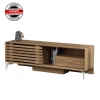 Pasific Home Lulu Metal Ayaklı Sürgülü Tv Ünitesi, 150 Cm, Meşe