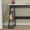 Pasific Home Lungo Raflı Çalışma Masası, Ofis Masası, 60X140 Cm, Antrasit&Beyaz