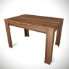 Pasific Home Single Mutfak Yemek Masası, 120x80 cm, Dikdörtgen, Ceviz