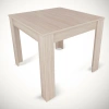 Pasific Home Single Mutfak Yemek Masası, 90x90 cm, Kare, Meşe
