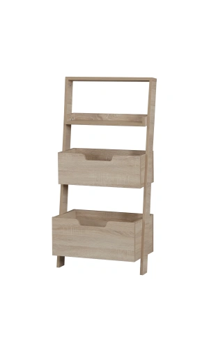 Pasific Home Low Çok Amaçlı Dekoratif Kitaplık ,Meşe, Montessori Dolap