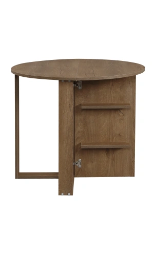 Pasific Home Middle Pratik Katlanır Masa, Koyu Meşe