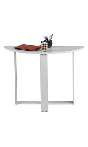 Pasific Home Middle Yuvarlak Masa, Parlak Beyaz