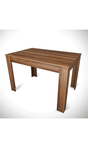 Pasific Home Single Mutfak Yemek Masası, 120x80 cm, Dikdörtgen, Ceviz