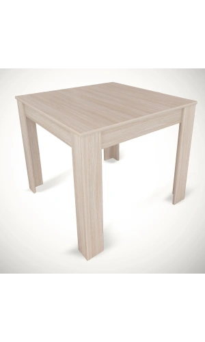 Pasific Home Single Mutfak Yemek Masası, 90x90 cm, Kare, Meşe