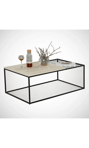 Pasific Home Zinus Metal Orta Sehpa, Meşe