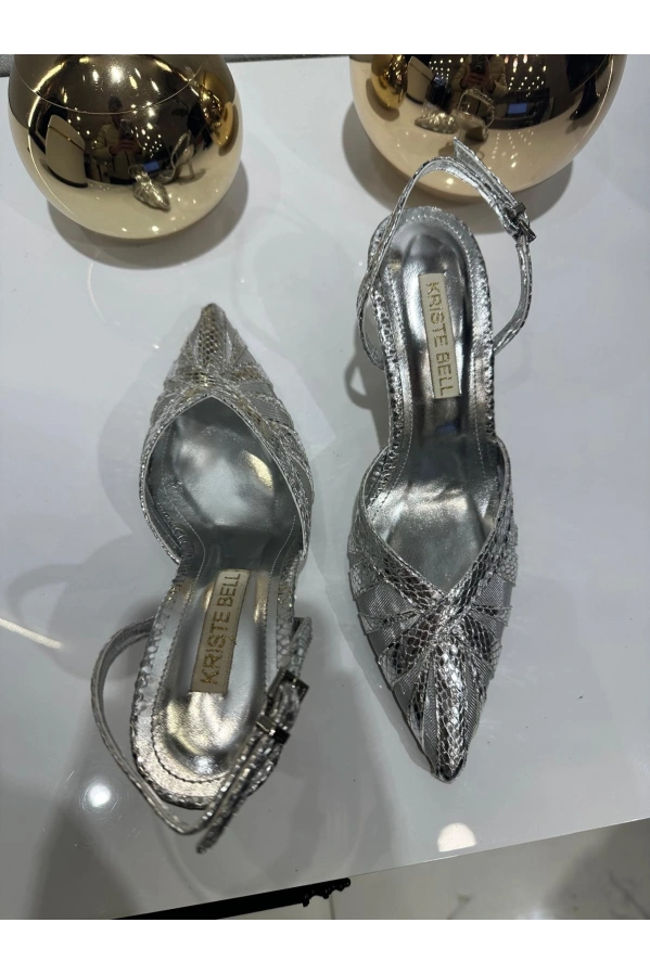 KRISTE-BELL-BAYAN STILETTO GÜMÜŞ