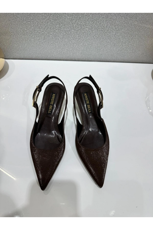 KRISTE-BELL-BAYAN STİLETTO KAHVE