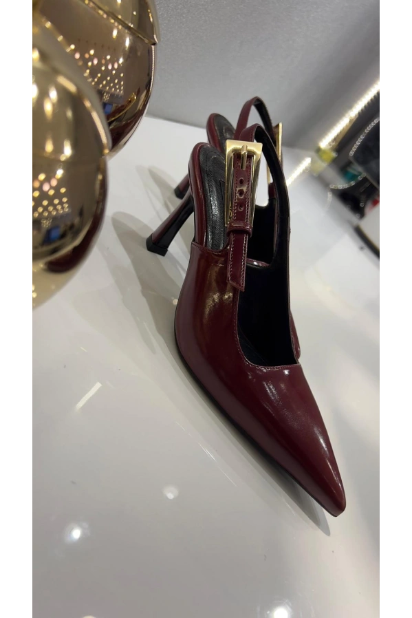 KRISTE-BELL-BAYAN STİLETTO BORDO