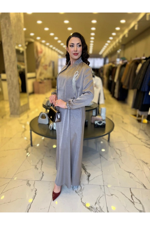 MATEKS-CEKETLİ ELBİSE VİZON