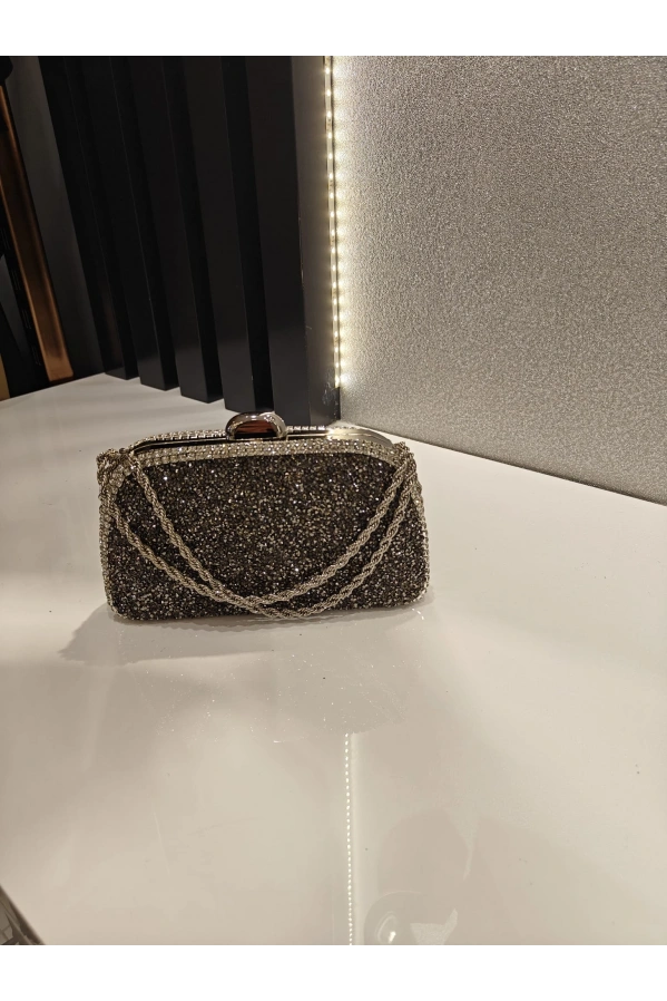 MERİHCE-SERPME ASKILI ABİYE ÇANTA ANTRASİT