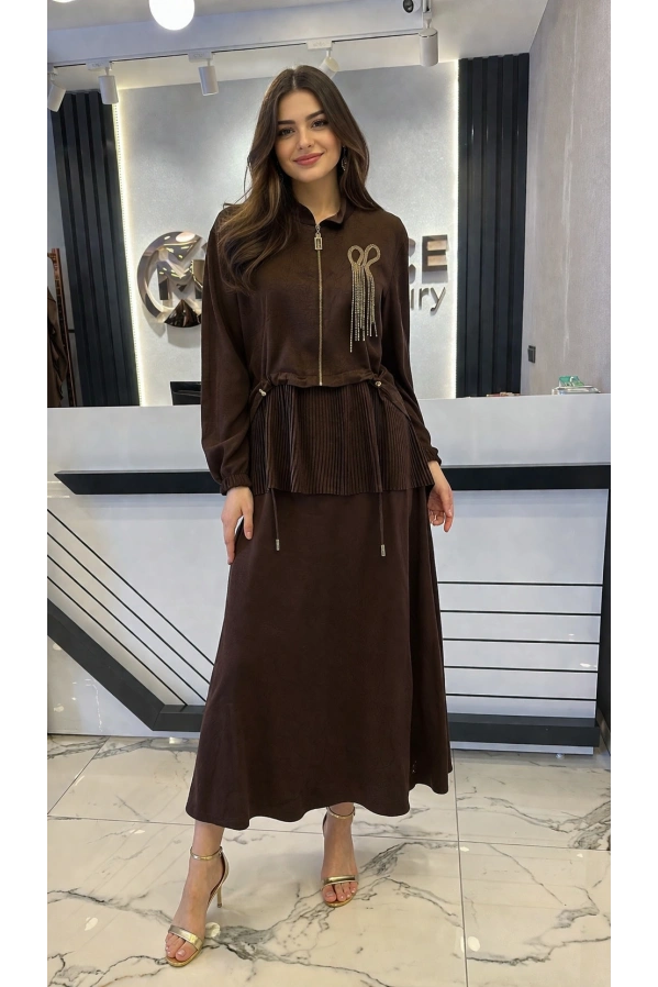 MATEKS-SATEN ETEKLİ TAKIM KAHVE