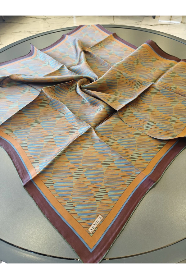 ARMİNE-% 100 İPEK EŞARP TABA