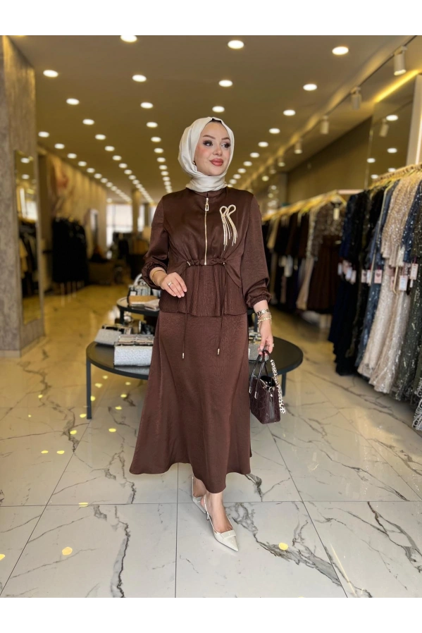 MATEKS-SATEN ETEKLİ TAKIM KAHVE