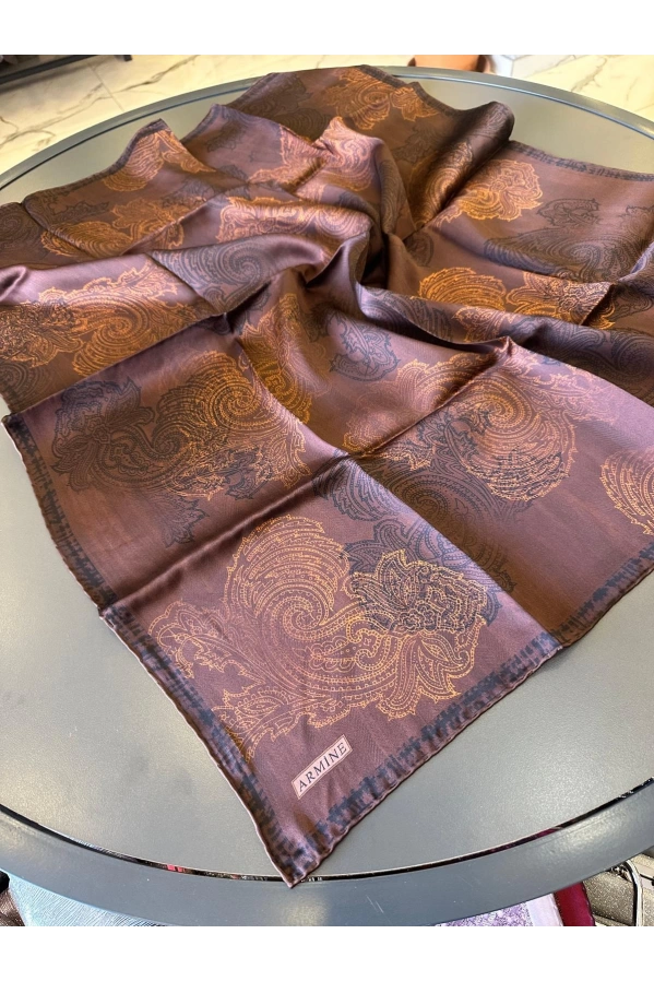 ARMİNE-%100 İPEK EŞARP TABA