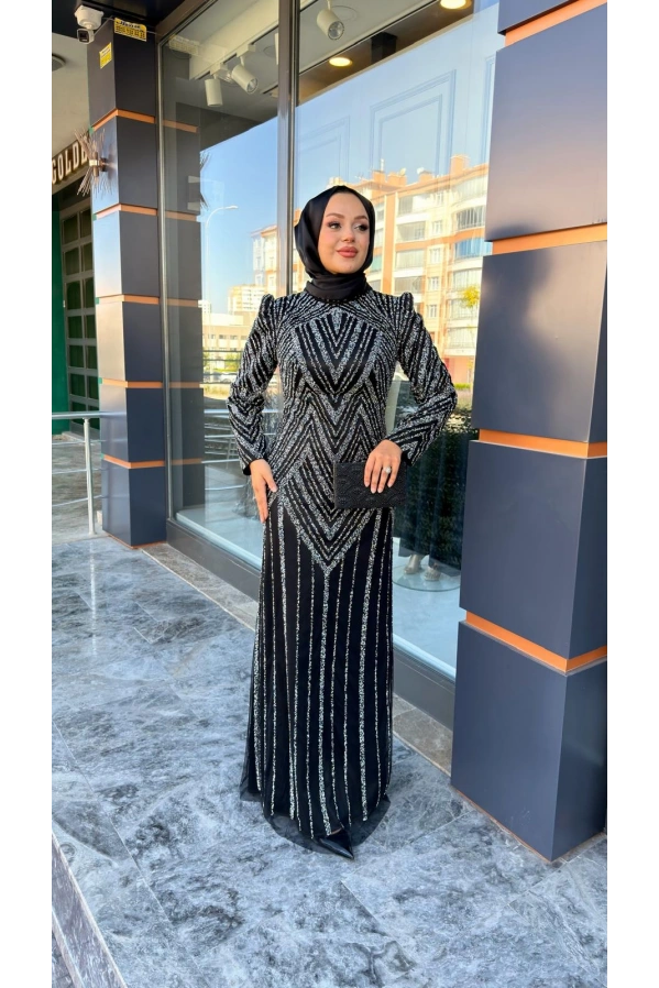 EMİNE GÜNGÖR-DURU ABİYE SİYAH