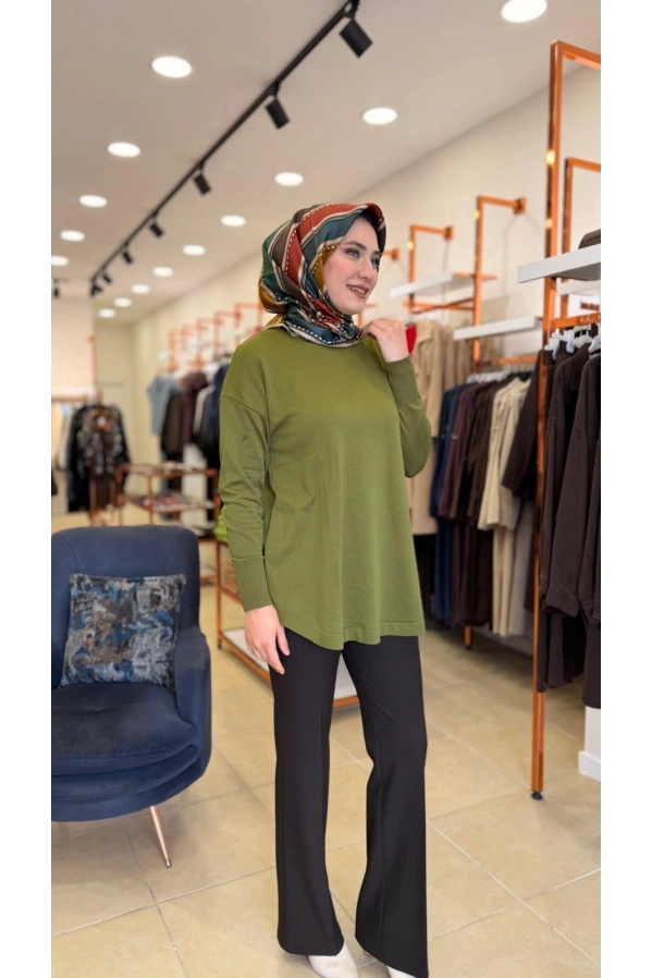 MAGAZİN-İNCE ÖRME TRİKO YEŞİL