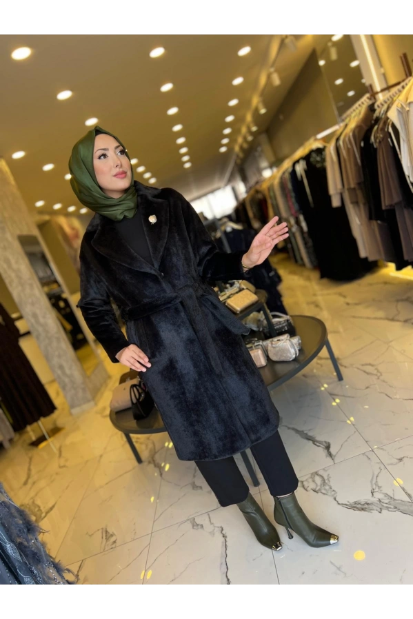 MATEKS-ANGORA KABAN SİYAH