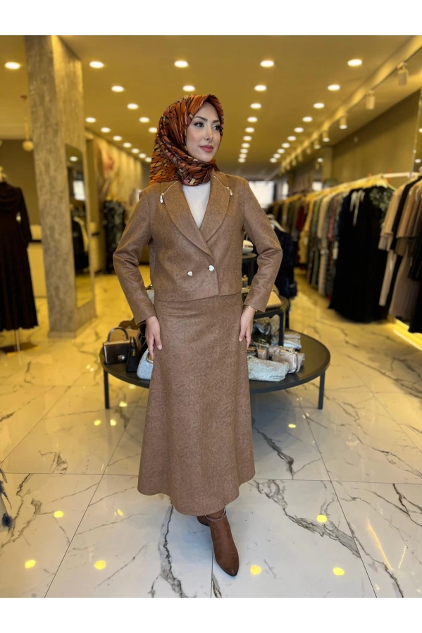 MATEKS-SÜET ETEKLİ TAKIM TABA