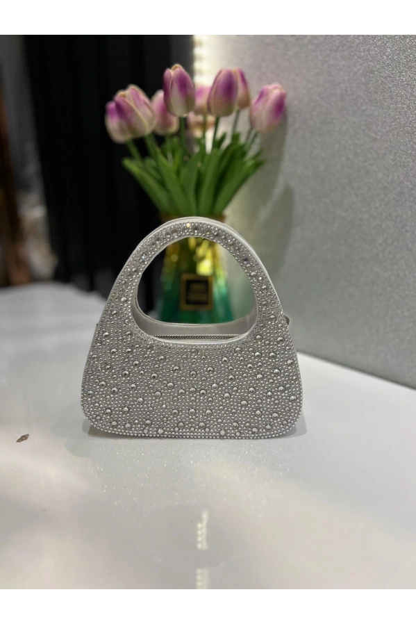 MERİHCE-ABİYE ÇANTA GÜMÜŞ