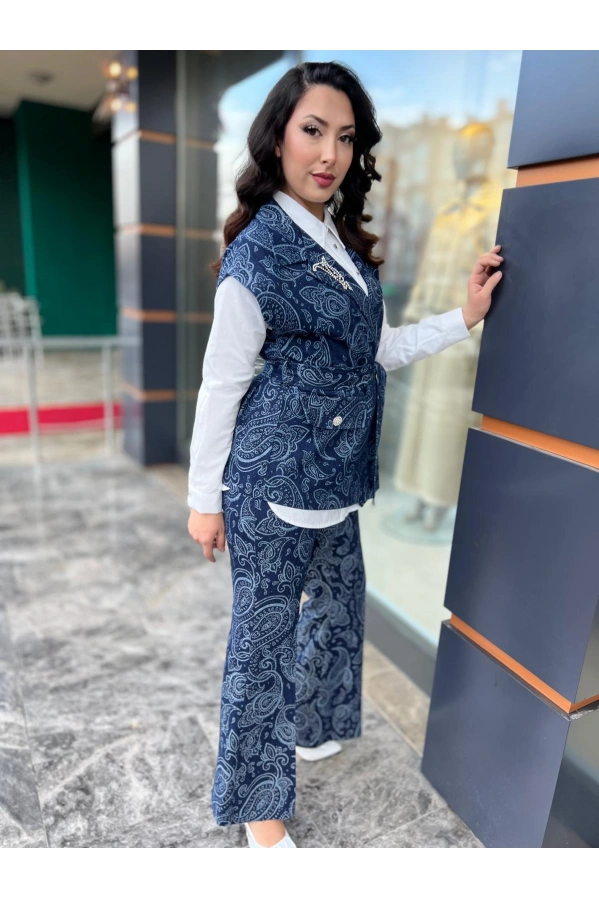 MY312-İSPANYOL PAÇA DENİM PANTOLON LACİVERT