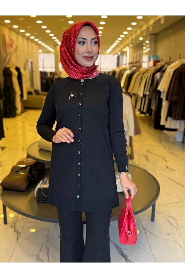 NİLİWİ-MİDİ BOY BALON HIRKA SİYAH