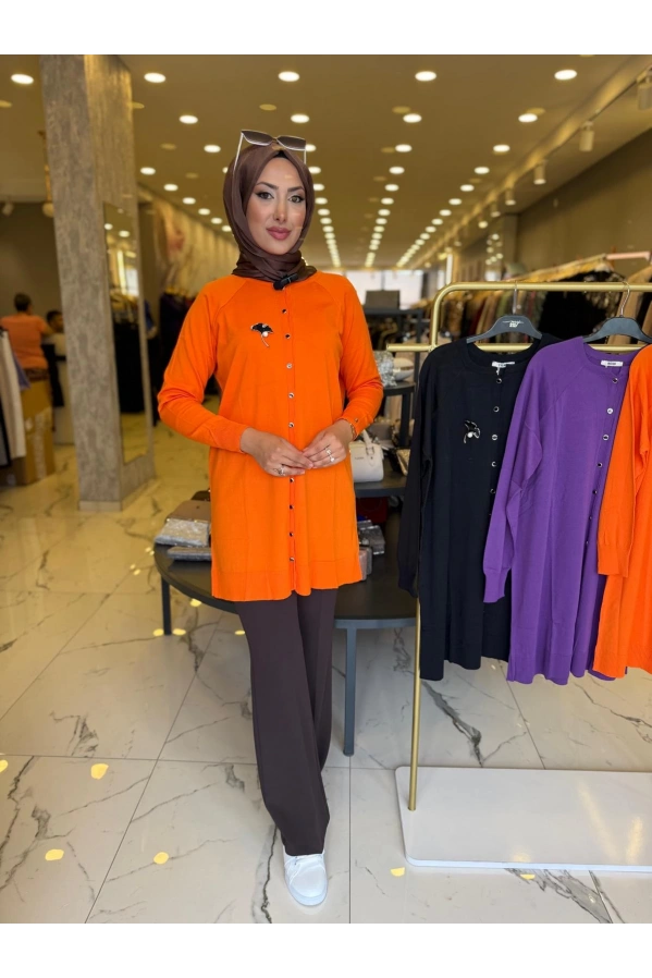 NİLİWİ-MİDİ BOY BALON HIRKA TURUNCU