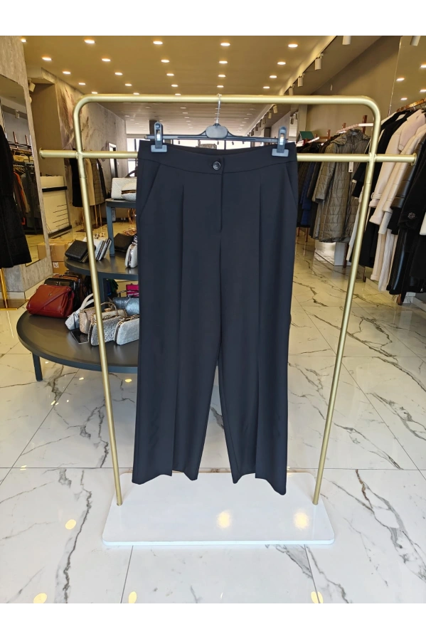 SENTEZ-PALAZZO PANTOLON SİYAH