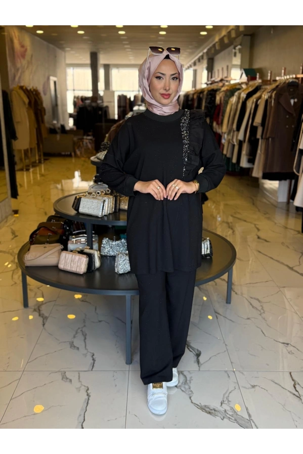 SOLİS-İKİLİ TAKIM SİYAH