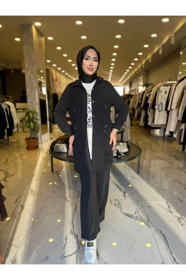 SOLİS-ÜÇLÜ TAKIM SİYAH