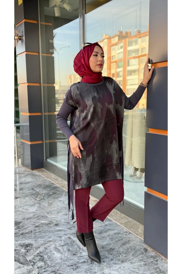 VİVO-KUPRA TUNİK LİLA