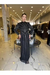 BEYOĞLU-GECE IŞILTISI ABİYE SİYAH