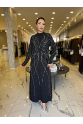 BEYOĞLU-BÜYÜK BEDEN ABİYE SİYAH