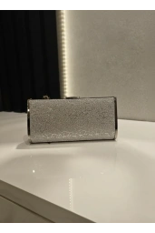 MERİHCE-UZUN SİMLİ DESENLİ ÇANTA GRİ