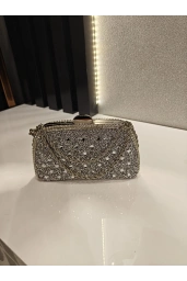 MERİHCE-CAMLI SERPME ÇANTA GÜMÜŞ