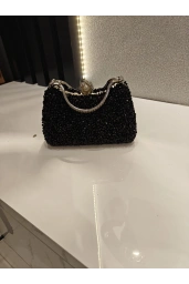 MERİHCE-SERPME ABİYE ÇANTA SİYAH