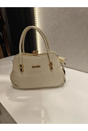 MERİHCE-KLİPSİ KULPLU ÇANTA BEJ