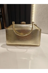 MERİHCE-KULPLU ABİYE ÇANTA GOLD