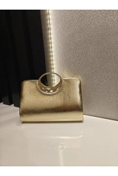 MERİHCE-KULPLU KLAS BAYAN ÇANTA GOLD