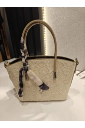 MERİHCE-TÜLLÜ BAYAN ÇANTA BEJ