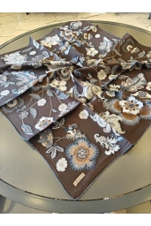 ARMİNE %100 İPEK EŞARP KAHVE