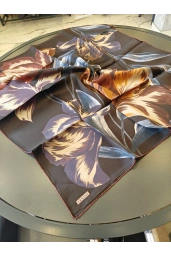 ARMİNE-%100 İPEK EŞARP KAHVE