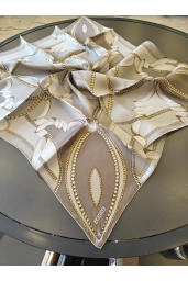 ARMİNE-%100 İPEK EŞARP VİZON