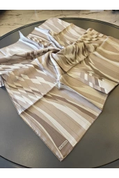 ARMİNE-% 100 İPEK EŞARP VİZON