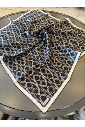 ARMİNE- % 100 İPEK EŞARP SİYAH