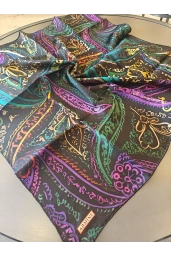 ARMİNE-%100 İPEK EŞARP SİYAH