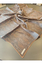 ARMİNE-%100 İPEK EŞARP KAHVE