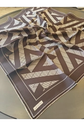 ARMİNE-%100 İPEK EŞARP KAHVE